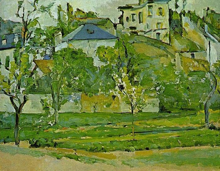 Paul Cezanne Obstgarten in Pontoise oil painting image